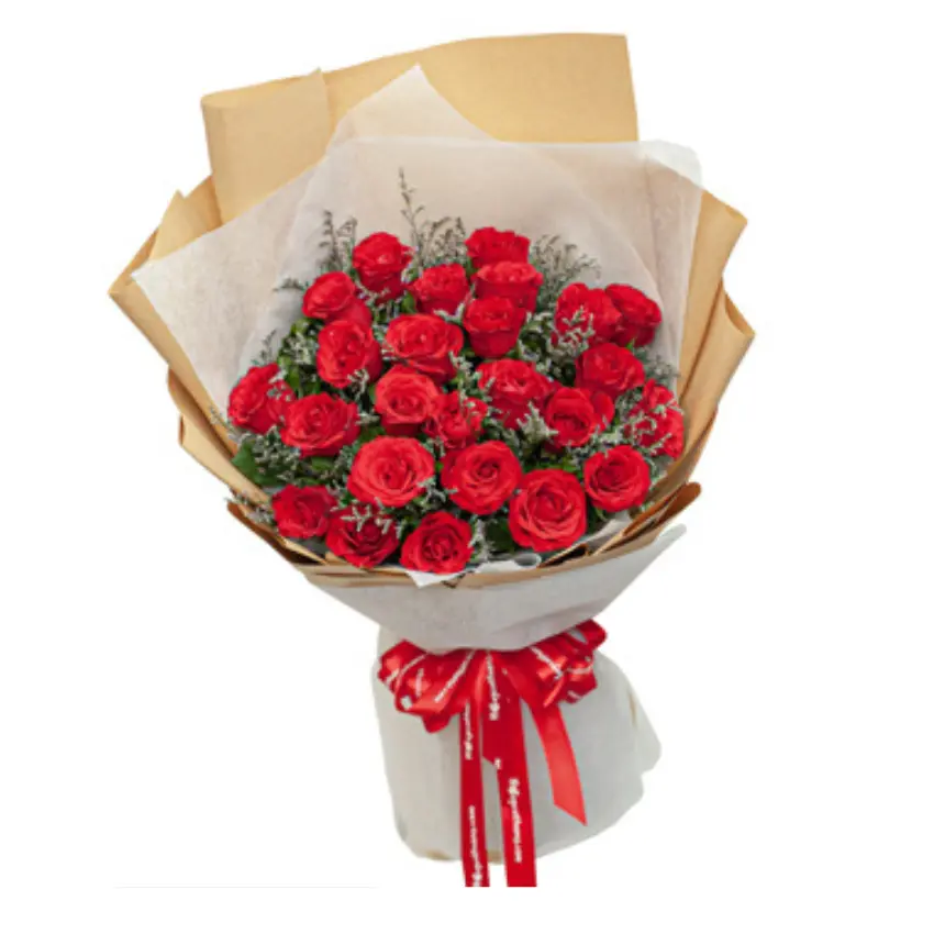 Bó hồng đỏ rực – Gửi trọn tình yêu
