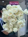 Hoa hồng Ohara trắng (50 bông/bó)