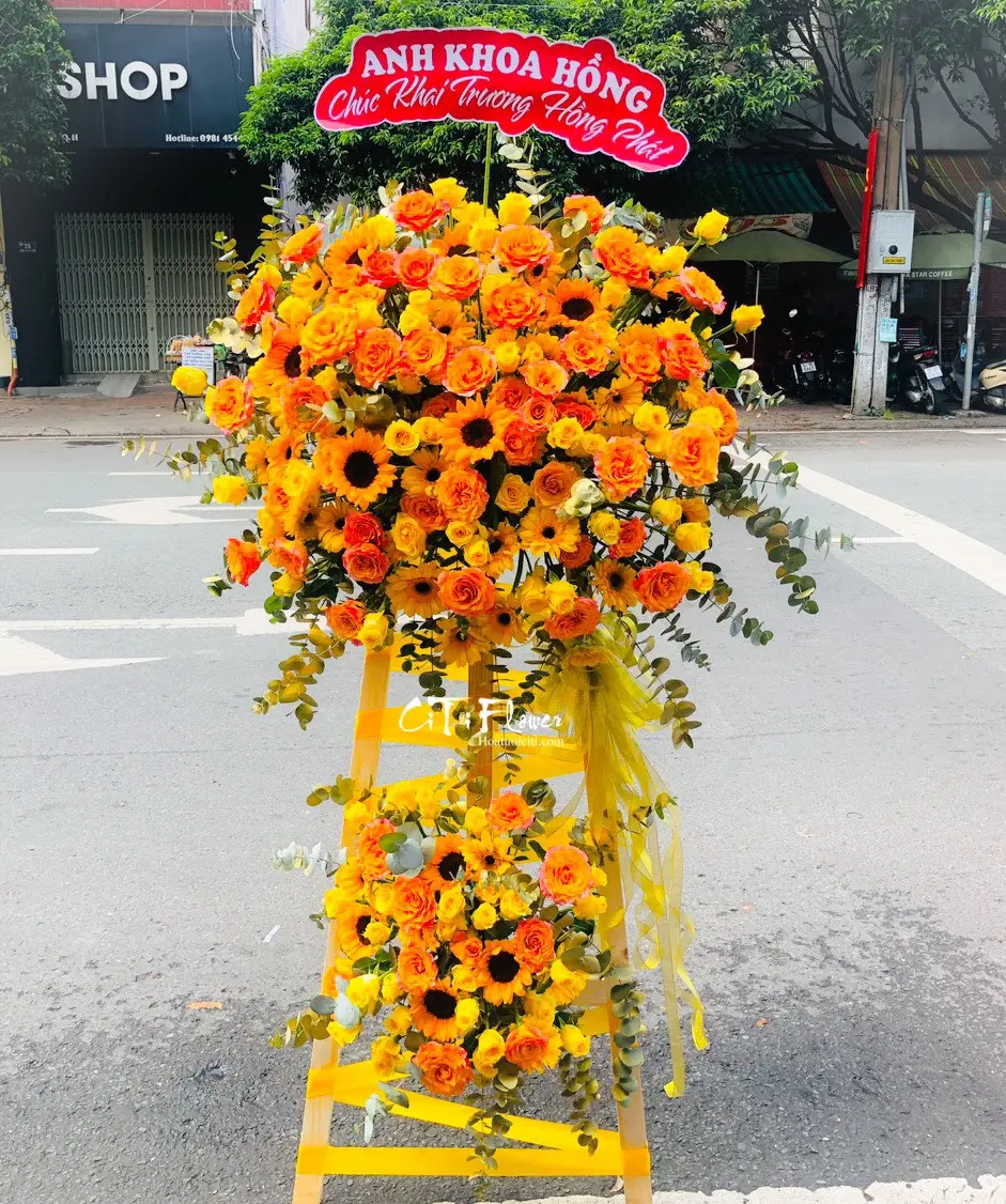 Hoa khai trương - Mẫu 207